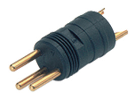 09 3389 70 04, Insert for M8 tube, 768 series 4-pole M8, Binder