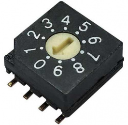 RND 210-00097, PCB coding switch BCD 4+1, RND Components