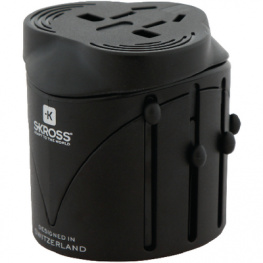 SWA001, World Travel Adapter black, SKross