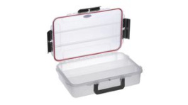 RND 600-00289, Watertight Case with 3 Compartments, 350x230x86mm, Polypropylene (PP), Transparent, RND Lab