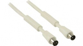 CSGP40020WT15, Coax Cable 120dB Coax Male - Coax Female 1.5m White, Nedis (HQ)