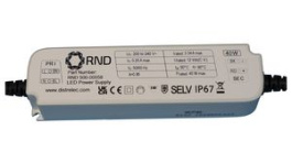 RND 500-00058, LED Driver, Constant Voltage, 40W 3.34A 12V IP67, RND power
