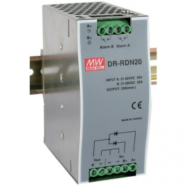 DR-RDN20, Модуль резервирования -500 mV 0...40 A, MEAN WELL