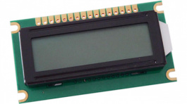 DEM 08171 FGH-PW, Дисплей: LCD; алфавитно-цифровой; FSTN Positive; 8x1; LED; PIN:16, Display Elektronik