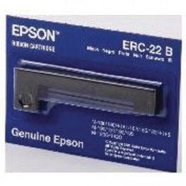 S015358, Colour ribbon Nylon ERC22 Black, Epson