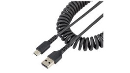 R2ACC-1M-USB-CABLE, Charging Cable USB-A Plug - USB-C Plug 1m USB 2.0 Black, StarTech