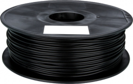 PLA175B07, 3D Printer Filament PLA black 1 kg, Velleman