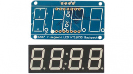 878 I2C BACkpACk, 4-Digit 7-Segment Display w/I2C Backpack, ADAFRUIT