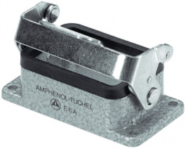 C146 10F006 000 1, Корпус: для разъемов heavy|mate; размер E6; защелка; прямой; IP65, Amphenol