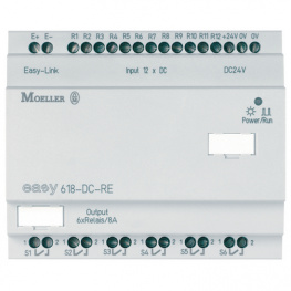 EASY618-AC-RE, Модуль: расширения; Входы:12; Выходы:6; Тип ВЫХ 1:NO, реле; EASY, Eaton