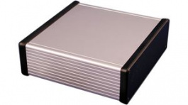 1455T1602, Extruded Enclosure, Clear, 165 x 160 x 52 mm, Aluminium, 1455, Hammond