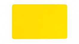 104523-131, Plastic Card, 500 Cards, PVC, Yellow, Zebra