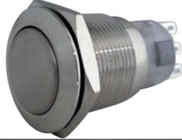 RND 210-00395, Anti-Vandal Push-Button Switch, 19 mm, IP67, RND Components
