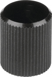 506.613, Аппаратная ручка черный анодированный 17 mm, Mentor