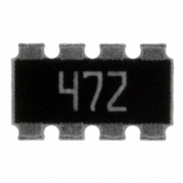 YC324-JK-074K7L, Резисторная сборка: Y; 4,7кОм; SMD; 1220; Кол-во резисторов:4; ±5%, YAGEO