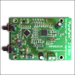 KIT MP8520T, PurePath ™ HD передатчик (2,4 ГГц) высококачественного стереофонического аудио с, МАСТЕР КИТ