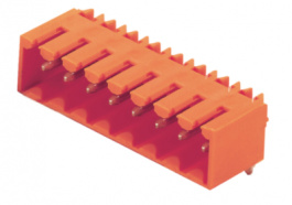 1605130000, SL 3,5/8/90G pin header 90deg. pitch 3.5 mm, 8 poles, Weidmuller
