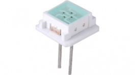 AT627F24, LED green, NKK Switches (NIKKAI, Nihon)
