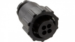 796094-2, Plug CPC1 Poles=4, Accepts Female Contacts/Free Hanging/Cable Mount/Sealed, TE Connectivity