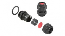 2017510000, Cable Gland, 11 ... 14mm, M20, Polyamide 6, Black, Weidmuller