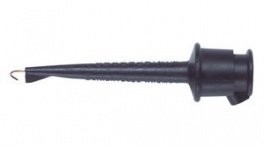 4555-0, Minigrabber Test Clip, Pack of 10 Pieces, Black, 5A, 60VDC, Pomona