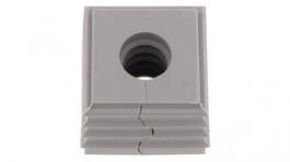 2584650000, Cable Grommet, 8 ... 9mm, TPE, Grey, Weidmuller