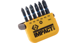 T4511, Bit set, 6 p. 50 mm, C.K Tools (Carl Kammerling brand)
