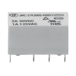 HFD27F/024-H (051), Signal relay 24 VDC 3840 Ohm 150 mW, HONGFA