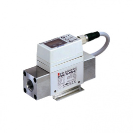 PF2W711-F10-67N, Digital Flow Switch 2 % 7...100 L/min G3/4'' / G1'', SMC PNEUMATICS