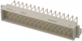594800, Multipole plug, E 48-p DIN 41612, Erni / TE
