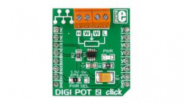 MIKROE-2332, DIGI POT 2 Click Digital Potentiometer Module 5V, MikroElektronika