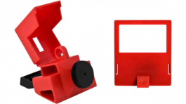 65397, Clamp-On Breaker Lockout;Red;Polyethylene, Brady