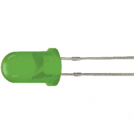 L-7113LGD, LED; 5мм; зеленый; 1,2-3мкд; 30°; Поверхность: выпуклая, Kingbright