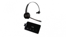 AXH-PRX3M, NC Headset Pime X3 with Docking Station, On-Ear, Wireless/Bluetooth/USB, Black, Axtel