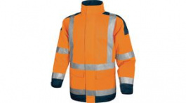 EASYVOMXX, High Visibility Parka Size XXL Flourescent Orange, Delta Plus
