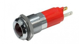 192A0350, LED Indicator, Red, 700mcd, 24V, 14mm, IP67, CML INNOVATIVE TECHNOLOGIES