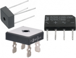 B40C5000A [500 шт], Bridge rectifier 80 V 4 A SIL PU=500 ST, Diotec Semiconductor