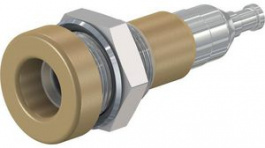 23.0110-27, Panel Mount Socket \x1a4mm Brown 25A 30V Optalloy-Plated, Staubli (former Multi-Contact )