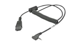 25-124411-03R, Headset Adapter Cable with Coiled Section for Mobile Computers MC3100 & MC3200, Zebra
