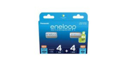 BK-KJMCDE44E [8 шт], Rechargeable Battery Pack, Ni-MH, 1.2V, 2Ah, Pack of 8 pieces, Panasonic