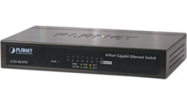 GSTH-803PD, Network Switch 8x 10/100/1000 Desktop, Planet