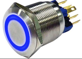 RND 210-00412, Anti-Vandal Push-Button Switch, 22 mm, IP65, RND Components