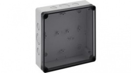 10601301, Plastic Enclosure With Metric Knockouts, 182 x 180 x 63 mm, Polystyrene, IP66, G, Spelsberg
