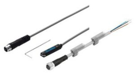 NEBUM8G3K5LE3 + SME8SLED24, Magnetic Reed Proximity Sensor + Connecting Cable Bundle 30V 500mA 10W 0.03ms NO IP67 SME, Festo