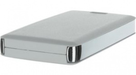 13120.47, Remote Control Case 71.5x39.5x11mm Chrome / White Plastic, Teko