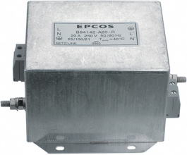 B84142-A20-R, Mains filter 20 A 250 VAC, TDK-Epcos