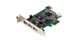 PEXUSB4DP, PCI Express USB-A Card with SP4 Power, 4x USB 2.0, PCI-E x1, StarTech