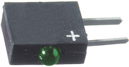555-2301F, СИД на печатную плату 2 мм круглый зеленый, Dialight