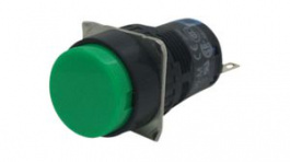 AB6M-M2PG, Pushbutton Switch 2CO Momentary Function Green, IDEC