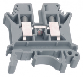 3004524, Соединитель: на рейку; Контактные группы:1; клеммы:2; серый; 800В, Phoenix Contact